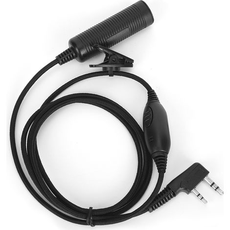 Adaptateur de câble militaire PTT K Head pour radios bidirectionnelles Baofeng, Kenwood et HYT (1/5)