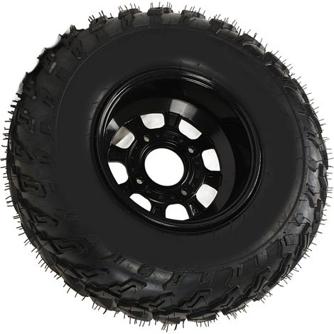 Pneu 23x7-10 avec moyeu, silencieux, résistant à l'usure et au vieillissement, roue complète pour quad, UTV, kart, véhicule agricole, tondeuse à gazon (1/5)