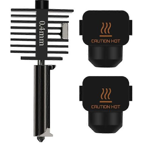 Cabezal Hotend de 0,4 mm, boquilla de acero endurecido, kit de extrusor Hot End para impresora 3D Bambu Lab A1 Mini/A1 (accesorios)