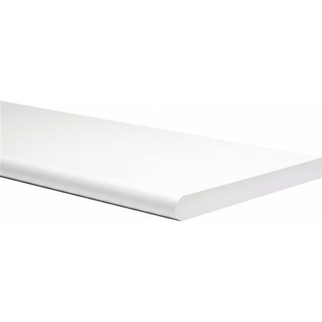 MENSOLA RETTANGOLARE STONDATA 'AMICA' 60x20 cm - spess. 1,8 cm - col. Bianco