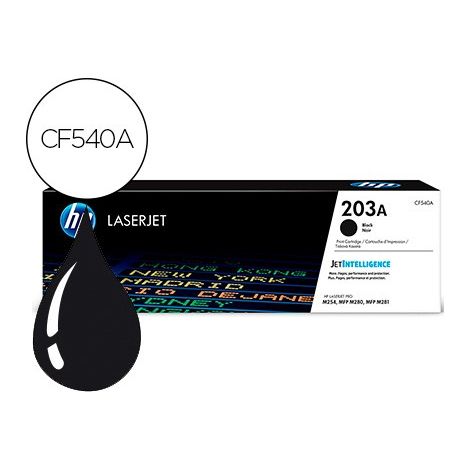 HP Toner 203A Negro CF540A
