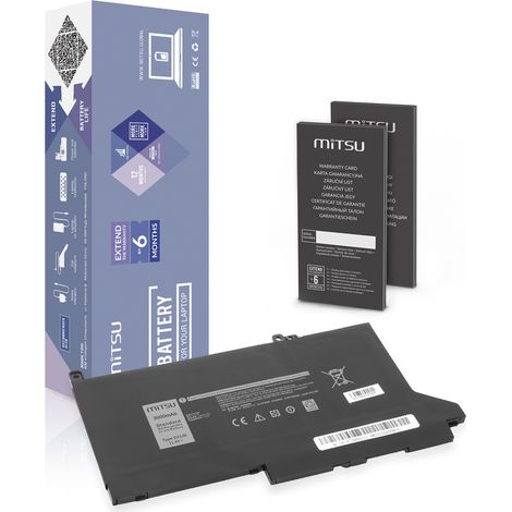 Batterie DJ1J0 C27RW für Dell Latitude 7280 7290 7380 7390 7480 7490 – 11,4 V (1/5)