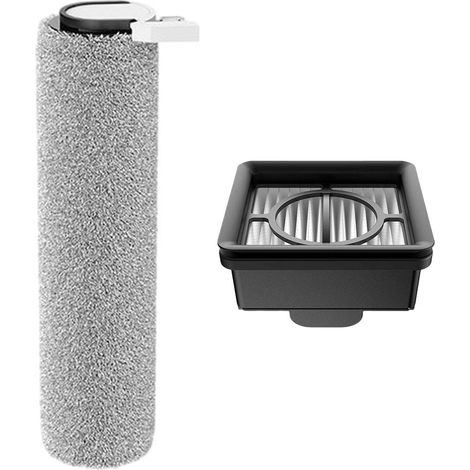 Convient aux nettoyeurs de sols sans fil Xiaomi Mijia 2C, 4C, 2Lite et W20 : brosse rotative en velours doux et accessoires de filtre lavables (1/5)