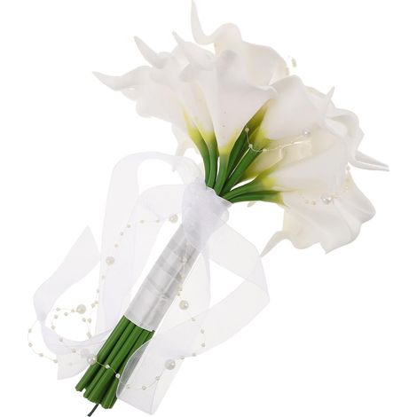 Bouquet de mariée en perles , idéal pour les événements extérieur et mariages . Élégant avec sa comp