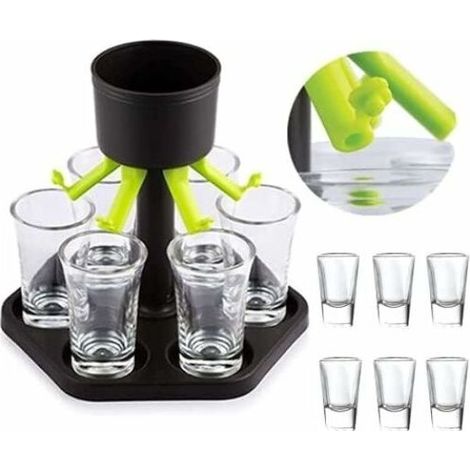 Distributeur de boissons alcoolisées et support en plastique pour le remplissage de boissons, bières et autres spiritueux (1/5)