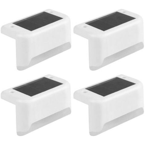 BUNTHAUS 4 Pièces de Lumières Solaires Extérieures Étanches LED pour Jardin, Décoration Murale, Clôture, Escalier, Économie d'Énergie, Durables, Idéales pour Allée Jardin Maison- (1/5)