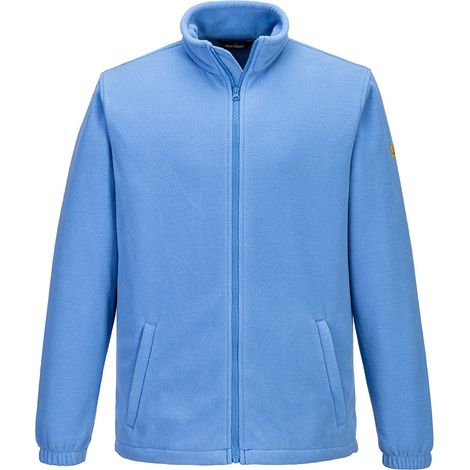 Antistatische Esd-Fleece - Größe S - Blau Hamilton - Portwest