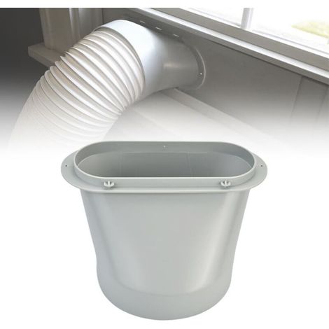 Adaptateur de fenêtre pour climatiseur mobile – Kit d’installation universel 15 cm pour évacuation d’air, compatible avec la plupart des climatiseurs portables (fenêtres coulissantes et à battants) (1/4)