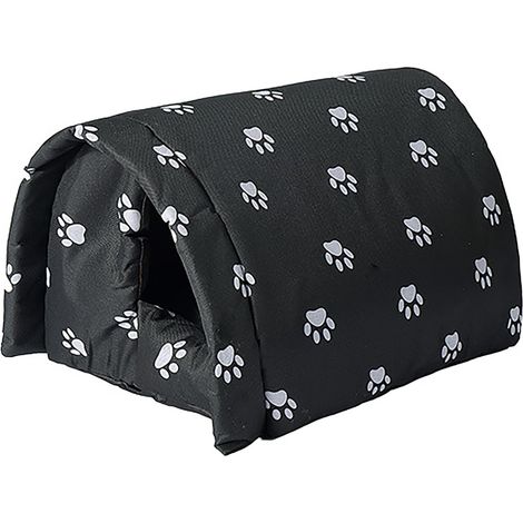 Niche d'extérieur pour Chat Résistante à l'hiver Imperméable et Chaude Maison d'animaux avec Doublure Douce Pliable Résistant Aux Intempéries Abri pour Animaux Domestiques Errants 54x42x36cm (1/5)