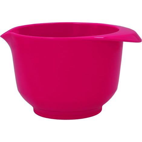 Bol de couleur rose électrique 14,5 × 18 × 11 cm 1 l, PET recyclable, résistant aux rayures, passe au lave-vaisselle et au micro-ondes (1/3)