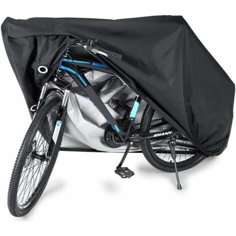 Ahlsen Fahrradabdeckung, wasserdichte Outdoor-Schutzhülle für Fahrräder, staubdicht und UV-beständig, für Mountainbikes und Rennräder, 200 x 70 x 110 cm (1/5)