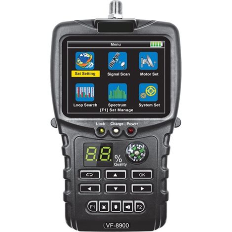 Recherche De Satellites, VF-8900 Satellite Finder Mètre DVB-S2 WS-6933 WS-5150 6916 6906 V8 Finder Set Top Box Compteur Satellite NuméRique Multifonction