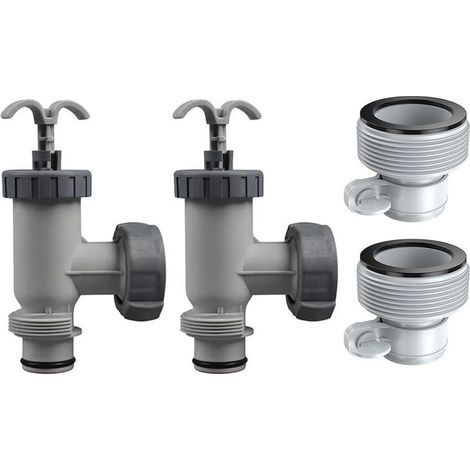 – Valve à piston pour pompe de filtration Intex – Remplacement pour modèles 1500, 2500, 4000 gallons – Assemblage facile avec tuyaux 3,8 cm (1/5)