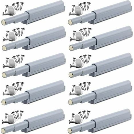 Appuyez pour ouvrir magnétique loquets Fermetures magnétiques push-open ouvre et ferme la porte avec une simple pression (10 pièces) (1/5)