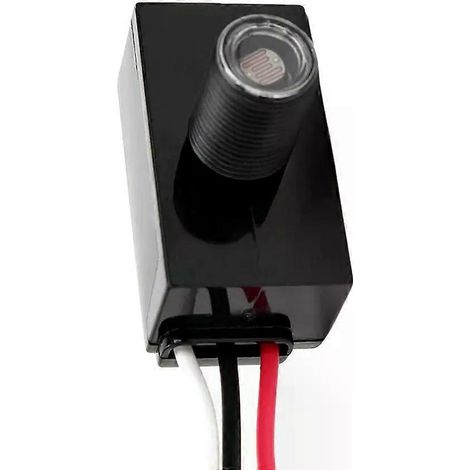 Wasserdichter automatischer Ein-/Ausschalter für Straßenlaternen im Außenbereich, 110–240 V AC, LED-Fotozellensensor, Tag-/Nacht-Lichtsteuerung (1/4)
