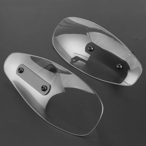 Protège-mains universel 10 mm pour moto, en acrylique transparent, compatible avec les guidons Yamaha. (1/5)
