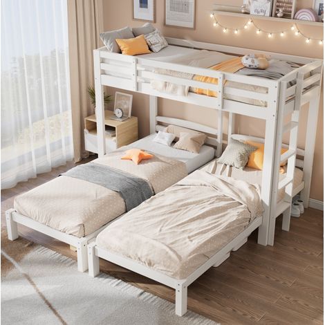 Bett Schlafplatz platzsparend 90x200 Massivholz OKMYHOME (1/5)