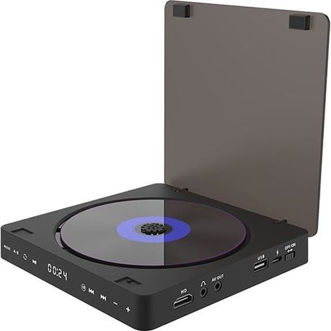 Lecteur HD DVD-VCD Lecteur VidéO Portable Lecteur Multifonctionnel 1080P Mini Lecteur DVD Anti-Saut avec TéLéCommande-Ywey (1/4)