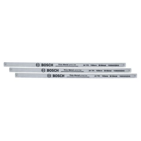 Bosch Juego de hojas Precisas 150 mm bimetal 24 TPI (1/4)