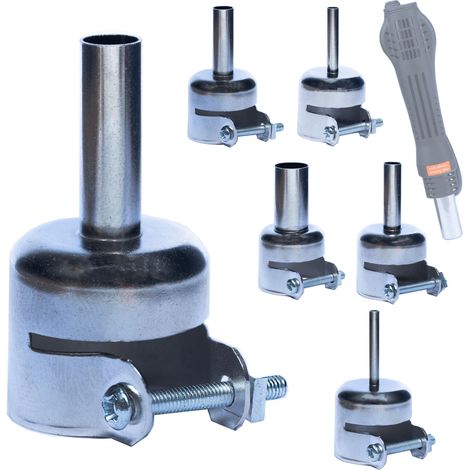 Set di 5 ugelli ad aria calda per stazione di saldatura Rosfix (3,4,6,7,12mm)