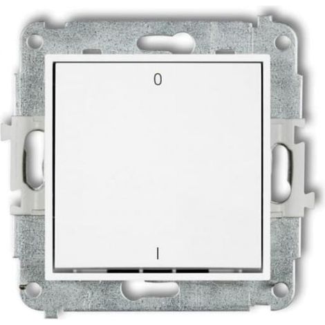 Mecanismo de interruptor bipolar Icon, blanco mate, 25IWP-9