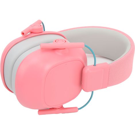 Casque anti-bruit enfant rose, protection auditive réutilisable, réduction du bruit pour sommeil et étude, écouteurs confortables (1/5)