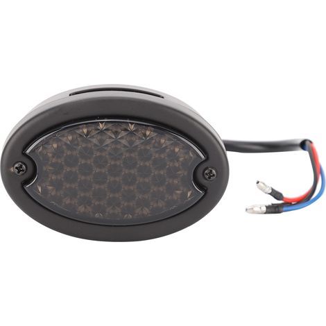 Retro-LED-Motorradrücklicht, Bremslicht, Kennzeichenbeleuchtung, getönte Linse (1/5)