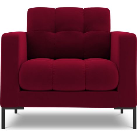 Fauteuil en velours rouge (1/5)