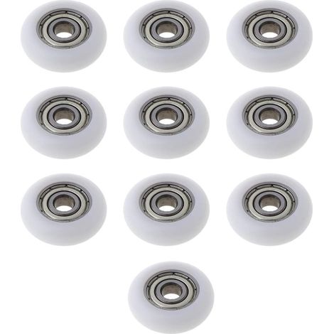 poulies en acier au carbone et nylon 5 x 23 x 7 3 mm poulies (1/4)