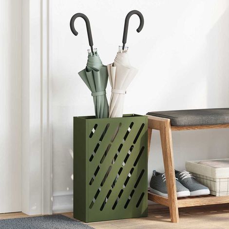 Sonnenschirmhalter Olivgrün 28 x 12 x 41 cm Stahl