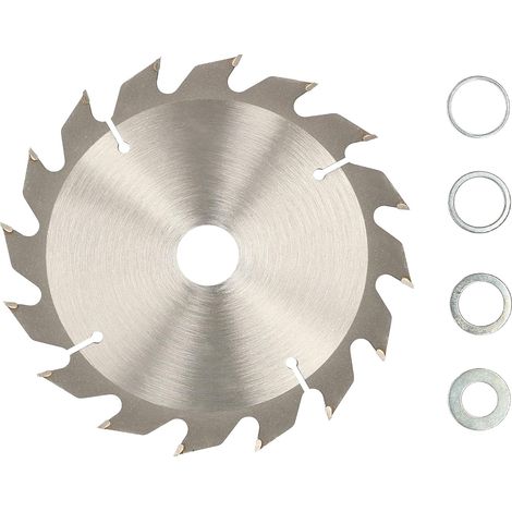 KOTARBAU Lame de scie en carbure pour bois 16 dents Ø 140 mm + anneaux réducteurs (1/5)