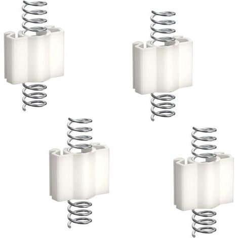 Quincaillerie pour portes pliantes, lot de 4 ressorts de réparation courts pour portes de placard pliantes (1/3)