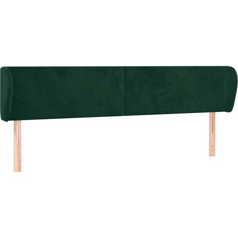 Maison Exclusive - Cabecero de terciopelo verde oscuro 163x23x78/ (1/5)