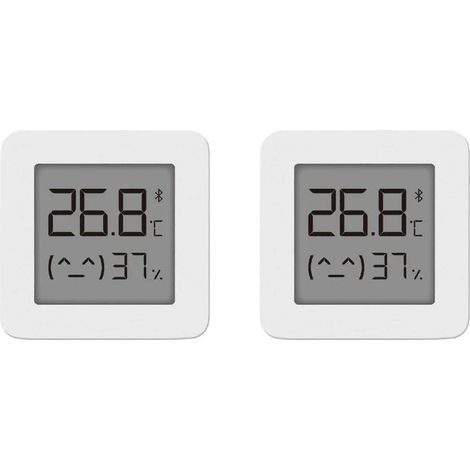 Thermomètre et Hygromètre Bluetooth Professionnel, Mesure Température et Humidité, Intérieur, 2 Pièces (1/5)