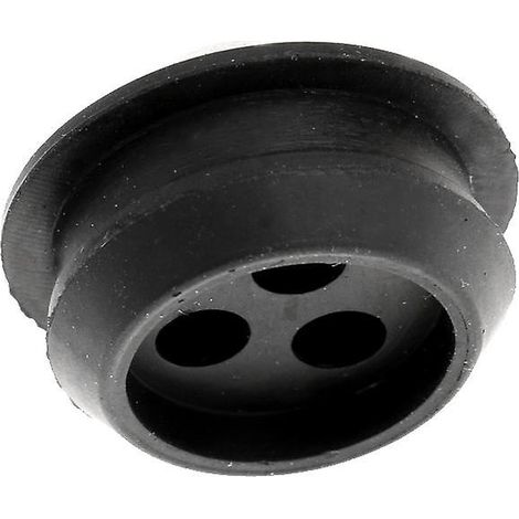 Passe-câble en caoutchouc noir à 3 trous pour conduite de carburant - Remplace F/ Echo V137000030 13211546730 (1/3)