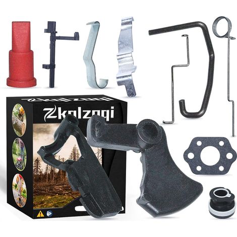 Pour Stihl MS180 MS170 018 017 Accélérateur, gâchette, sécurité, tige de starter, ressort, joint, Collecteur d'admission, Gâchette d'accélérateur, Interlock de l'accélérateur, Ressort d'accélérateur, (1/5)