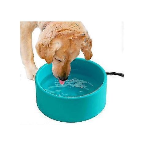 Filiyano-Gamelle chauffante d'extérieur de 3,2 L, gamelle chauffante pour animaux de compagnie de 30 W à contrôle thermostatique avec 2 m