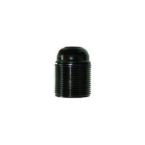 Portalampada E27 con camicia filettata nero LAPS900F/NE professionale