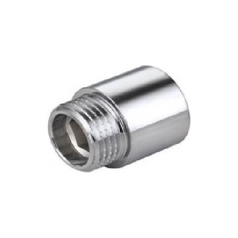 RALLONGE MF EN LAITON CHROMÉ IBP Dimensions : 3/8 x 20 - CONF