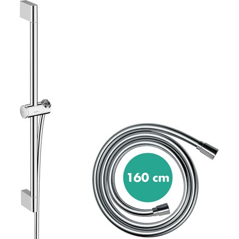 hansgrohe Unica Barre de douche Pulsify S, 65 cm avec support de (1/3)