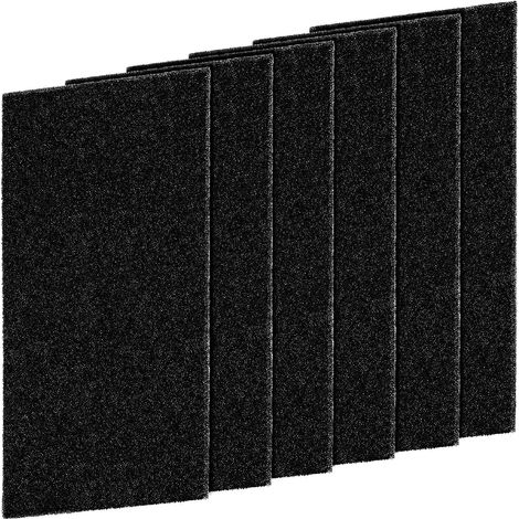Lot de 6 filtres pour sèche-linge, filtre adapté pour sèche-linge Bauknecht Privileg Whirlpool HX 481010354757, filtre pour échangeur 225 x 107 x 8 mm, filtre de rechange pour sèche-linge (1/5)