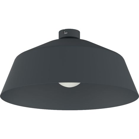 LUMICOM  TOKYO Plafoniera, 1xE27, max 42W, metallo, antracite, D.50cm