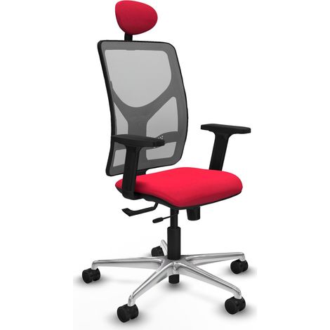 Chaise de bureau piqueras y crespo Motilla noir mousse haute densité (1/2)