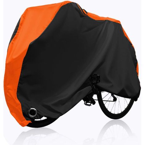 Funda impermeable de alta calidad para bicicleta, fabricada en tejido 210T. Protección contra la lluvia para uso en exteriores. Funda con ojales de cierre. (1/5)
