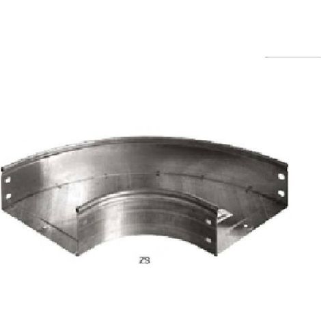 Curva piana 90 passerella portacavi acciaio zincato zs h80 b150 sati cpo90 1040203