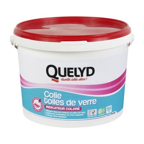 Vaso di colla in tessuto di vetro rosa da 10 kg - Quelyd