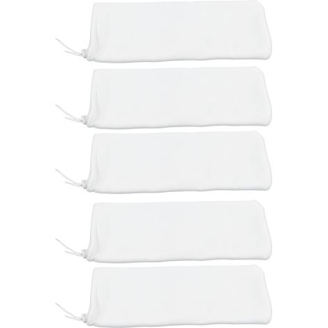 Lot de 5 sacs filtrants pour aquarium, séparation eau/sec, haute densité, en filet. (1/5)