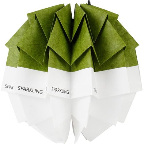 Abat-jour en papier pliable, abat-jour décoratif pour plafonnier, abat-jour élégant et moderne style lanterne, abat-jour écologique, dimensions 6,69 x 5,51 pouces, adapté à une utilisation en intérieu (1/5)