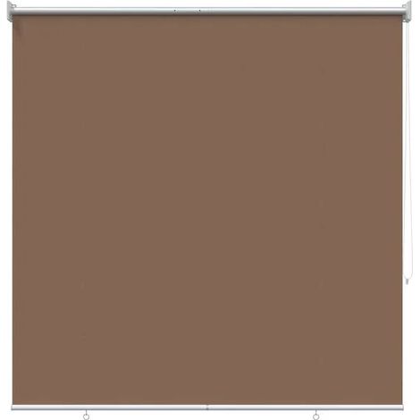 Store enrouleur extérieur avec protection UV, gris-brun, 145 x 230 cm (1/5)