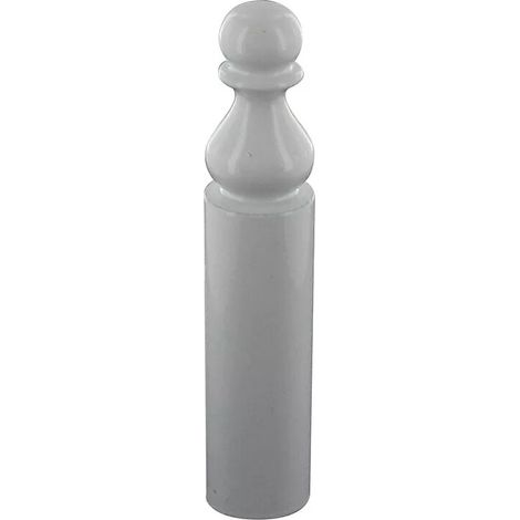 Cache-fiche et cache paumelle n°16 style Bouvet - Pour fiche Exacta ø 14 mm - la paire - Blanc 9010